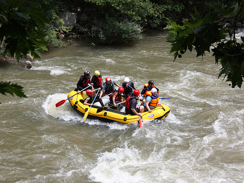 rafting