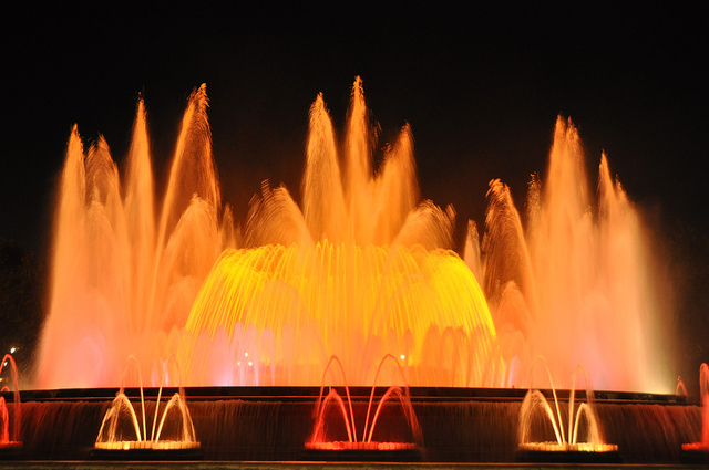 Fontaines magiques Barcelone