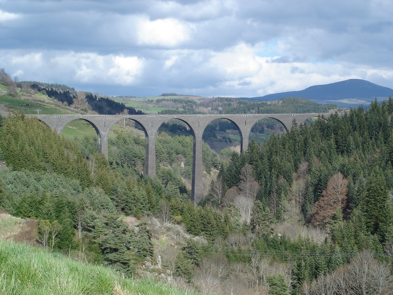 Viaduc de la Recoumène en Haute-Loire