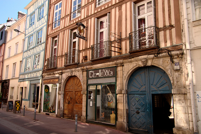Maisons à colombages rue Beauvoisine