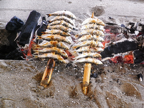brochettes de sardines