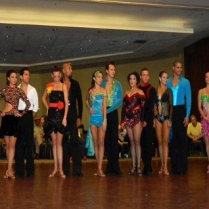 David and Paulina . Danse de compétition