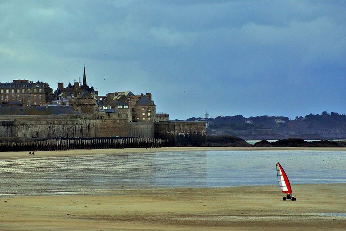 char à voile à st malo - Antoine K