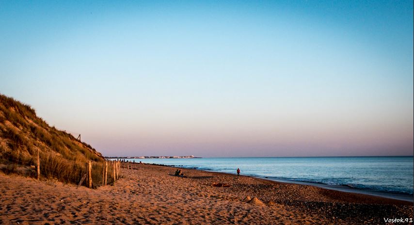 la plage de st hilaire de riez (aysage) - vostok91