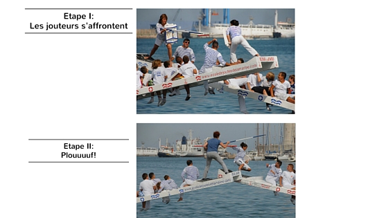 Cannaux jouteur sete mer