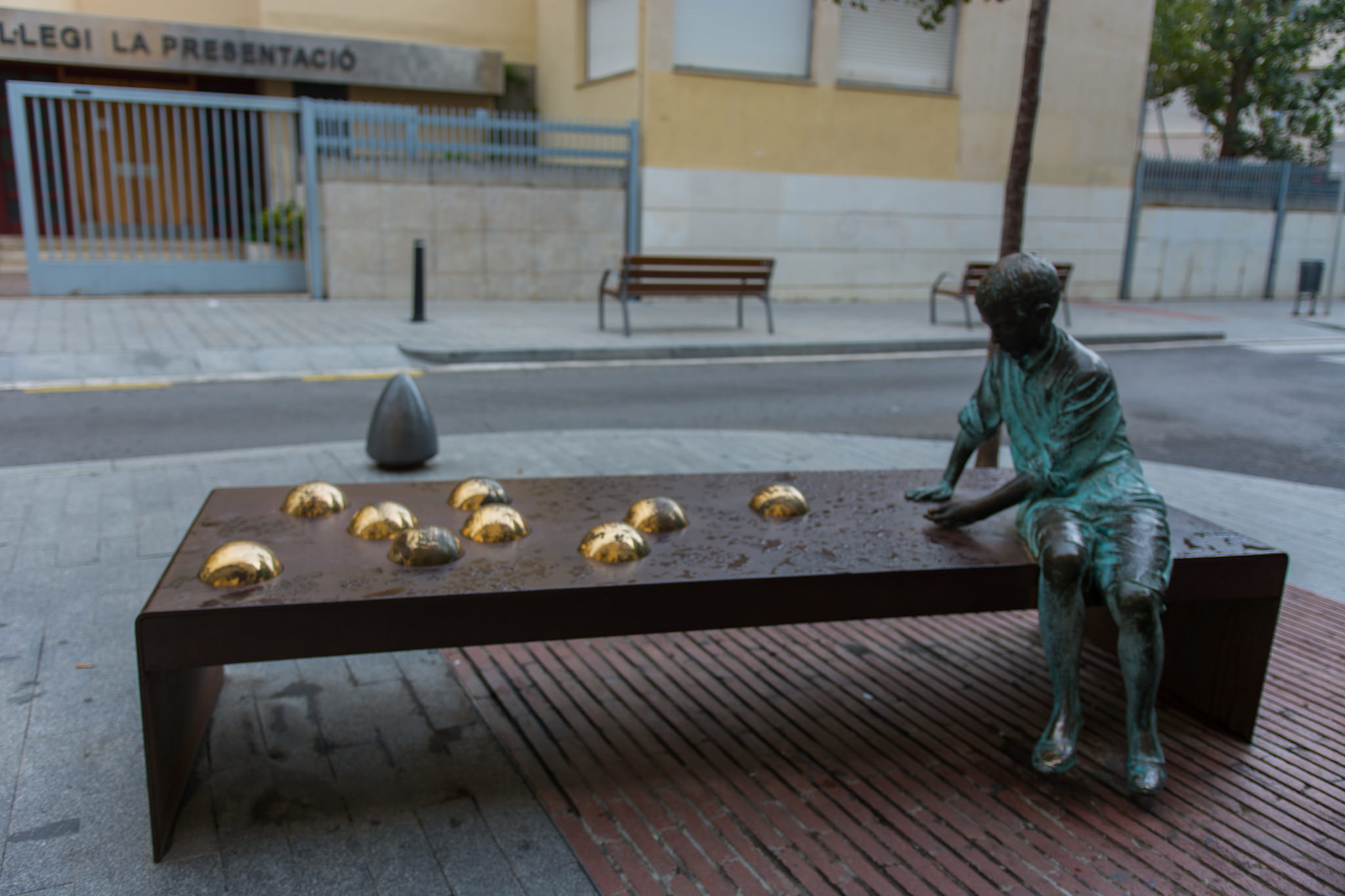 sculpture Gaudi à Reus 