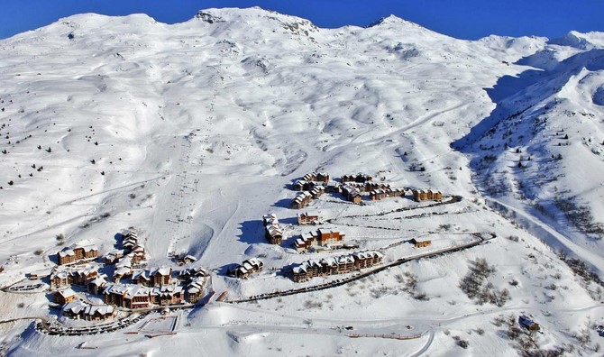 Valmeinier - Vue du ciel