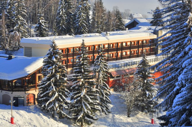 Valmorel - Doucy - Village vacances l'eau rousse - Vue du ciel