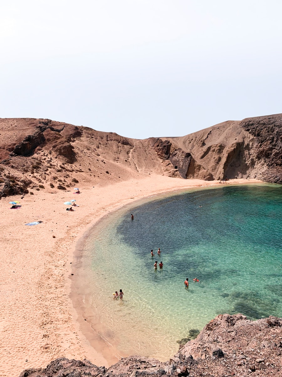 Plage Papagayo Lanzarote Espagne - Plare